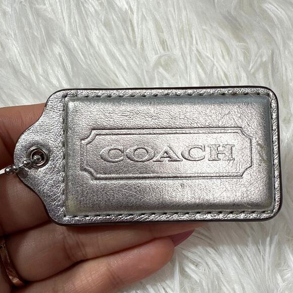 2.5" COACH Fob Bag Charm Hang tag Hangtag - Picture 1 of 2